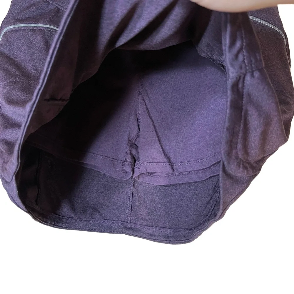 Tangerine Womens Athletic Skort S Dark‎ Purple Drawstring Waist